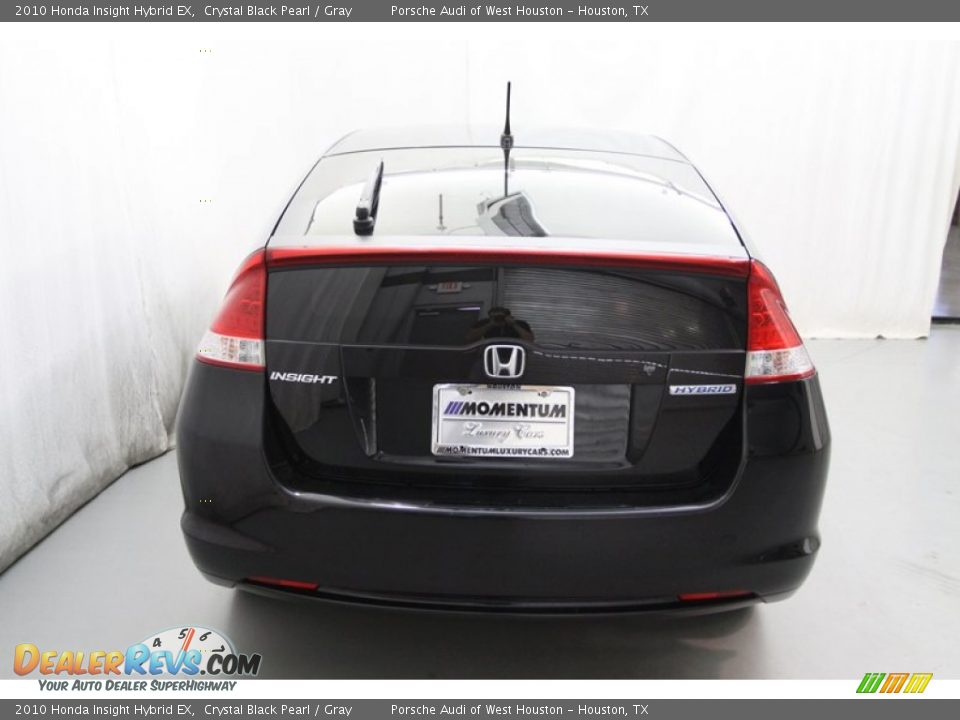 2010 Honda Insight Hybrid EX Crystal Black Pearl / Gray Photo #8