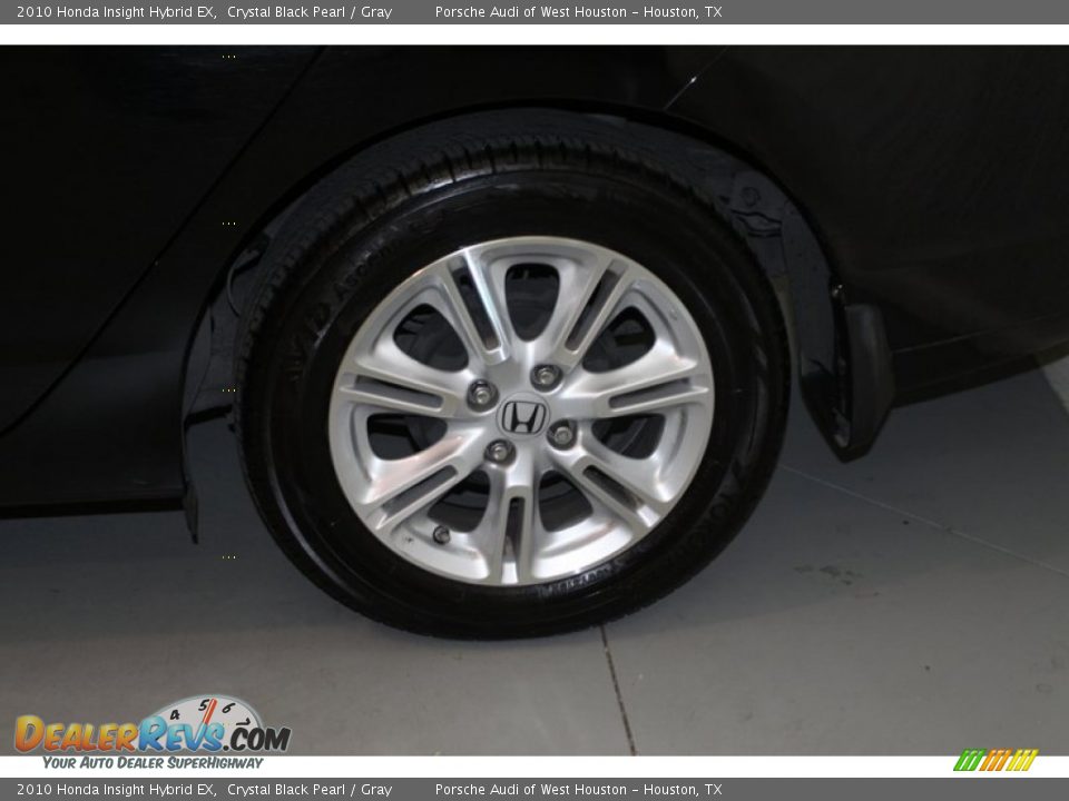 2010 Honda Insight Hybrid EX Crystal Black Pearl / Gray Photo #10