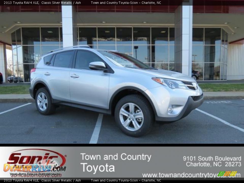 2013 Toyota RAV4 XLE Classic Silver Metallic / Ash Photo #1