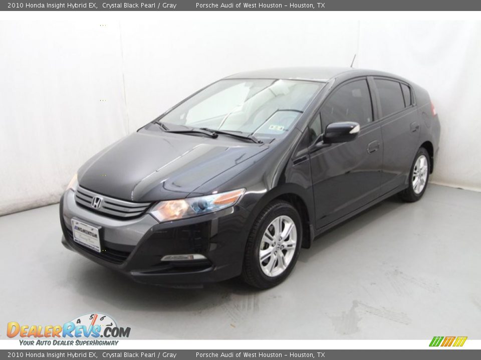 2010 Honda Insight Hybrid EX Crystal Black Pearl / Gray Photo #12