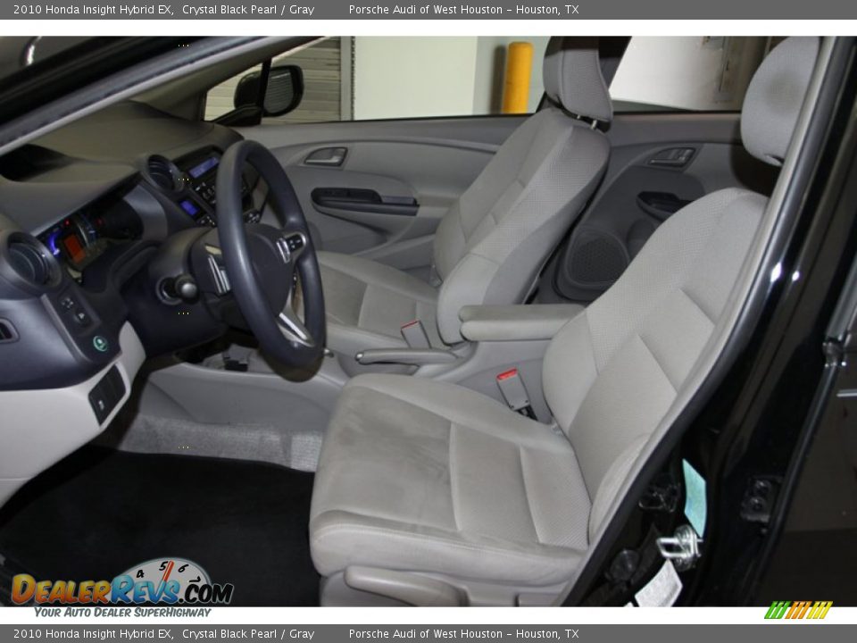 2010 Honda Insight Hybrid EX Crystal Black Pearl / Gray Photo #15