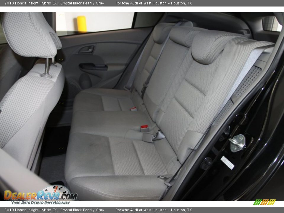 2010 Honda Insight Hybrid EX Crystal Black Pearl / Gray Photo #16
