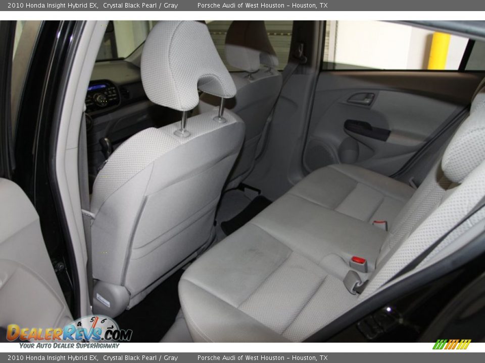 2010 Honda Insight Hybrid EX Crystal Black Pearl / Gray Photo #17