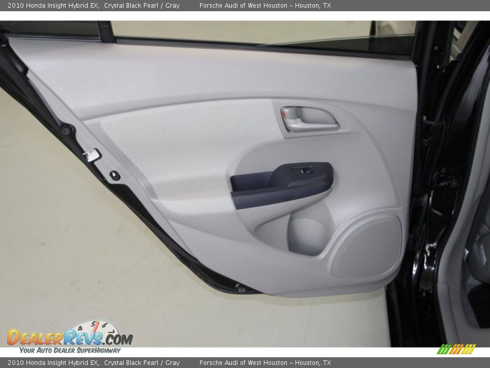 2010 Honda Insight Hybrid EX Crystal Black Pearl / Gray Photo #18