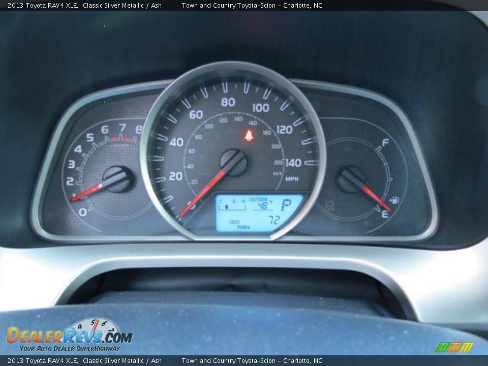 2013 Toyota RAV4 XLE Classic Silver Metallic / Ash Photo #12