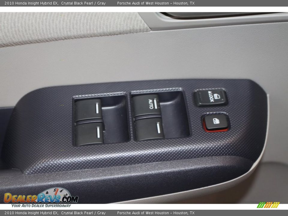 2010 Honda Insight Hybrid EX Crystal Black Pearl / Gray Photo #21