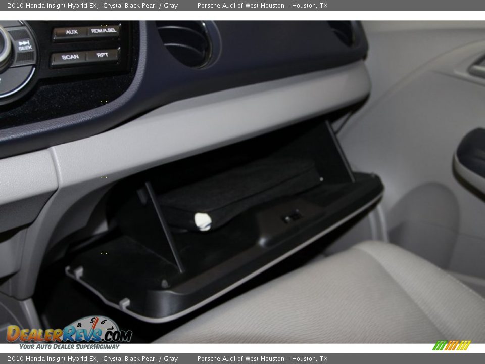 2010 Honda Insight Hybrid EX Crystal Black Pearl / Gray Photo #26