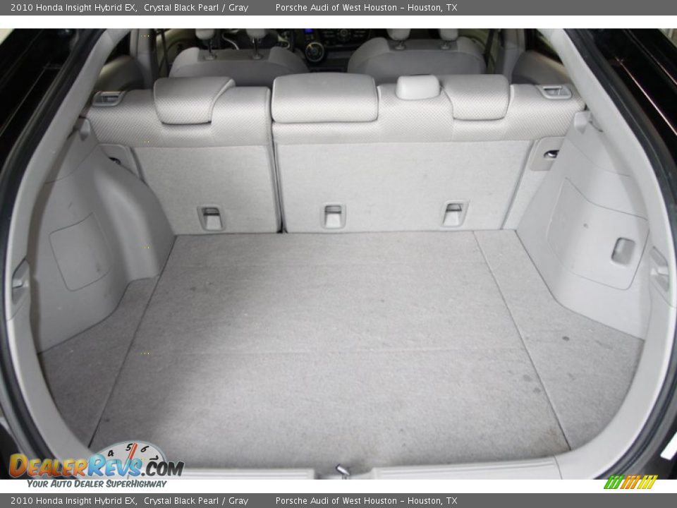 2010 Honda Insight Hybrid EX Crystal Black Pearl / Gray Photo #32