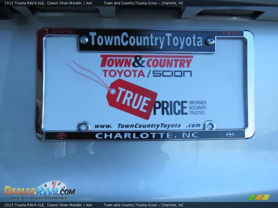 2013 Toyota RAV4 XLE Classic Silver Metallic / Ash Photo #23