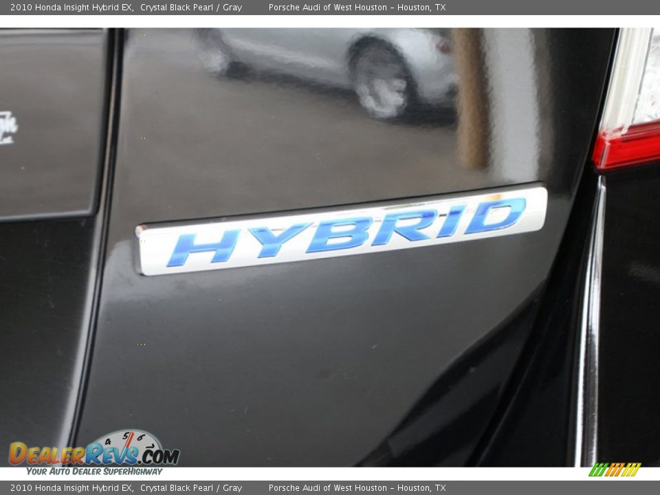 2010 Honda Insight Hybrid EX Crystal Black Pearl / Gray Photo #33