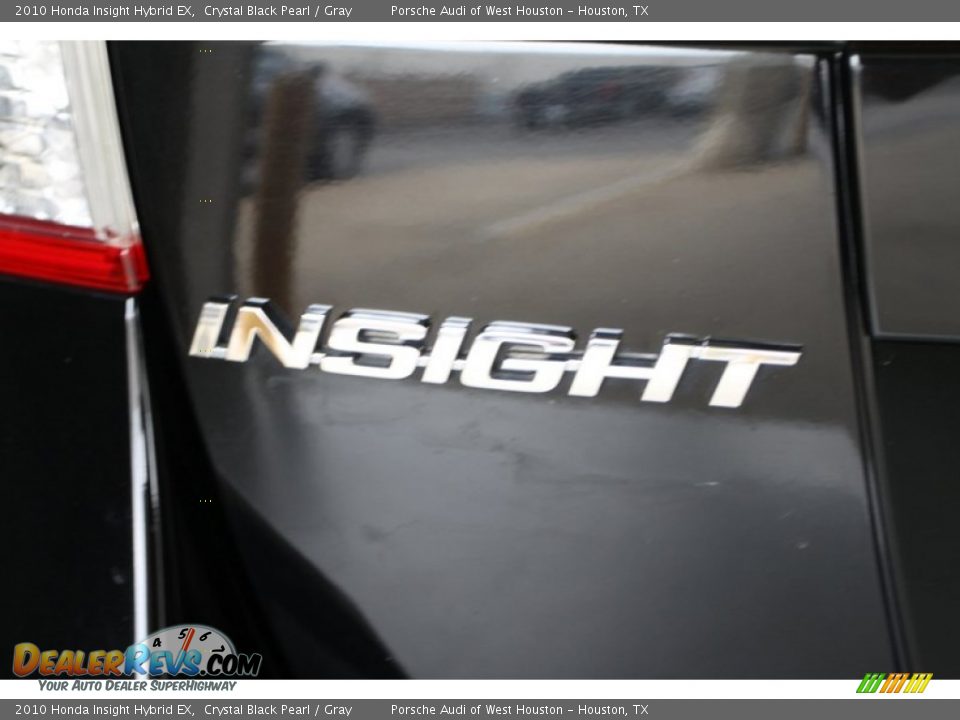 2010 Honda Insight Hybrid EX Crystal Black Pearl / Gray Photo #34