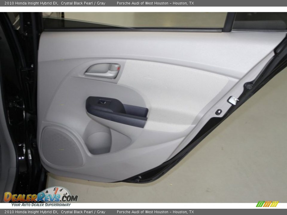 2010 Honda Insight Hybrid EX Crystal Black Pearl / Gray Photo #35