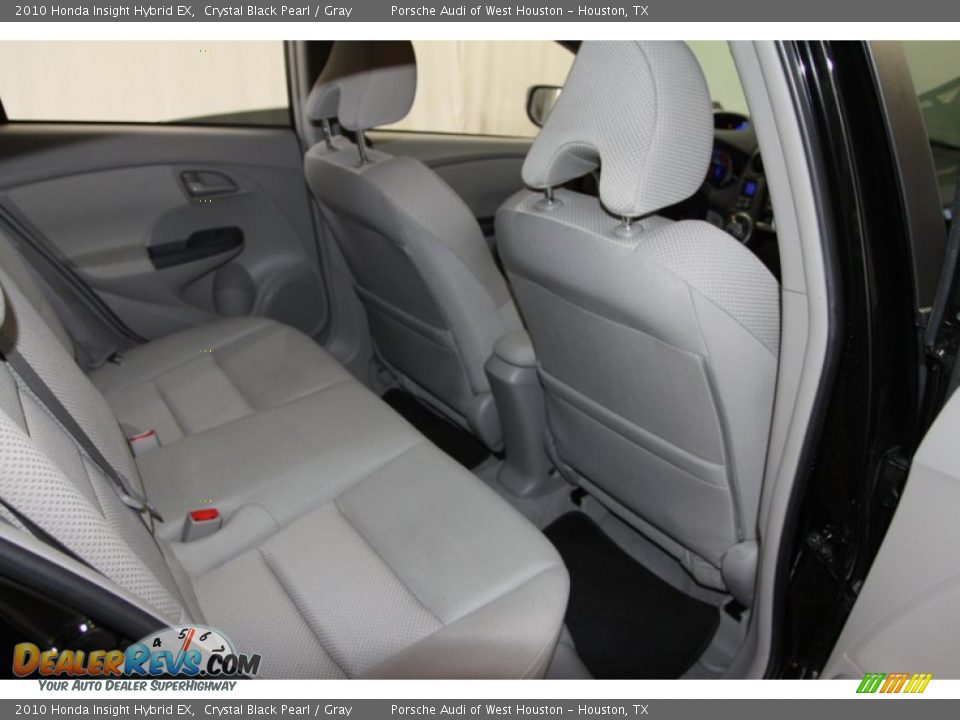 2010 Honda Insight Hybrid EX Crystal Black Pearl / Gray Photo #36