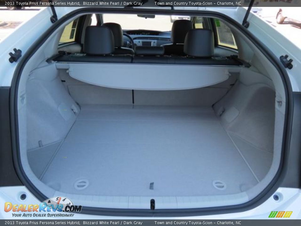 2013 Toyota Prius Persona Series Hybrid Blizzard White Pearl / Dark Gray Photo #16