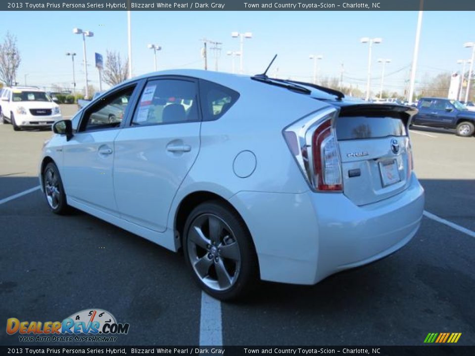 2013 Toyota Prius Persona Series Hybrid Blizzard White Pearl / Dark Gray Photo #19