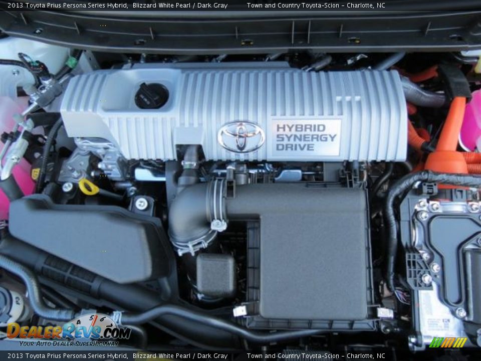 2013 Toyota Prius Persona Series Hybrid Blizzard White Pearl / Dark Gray Photo #20