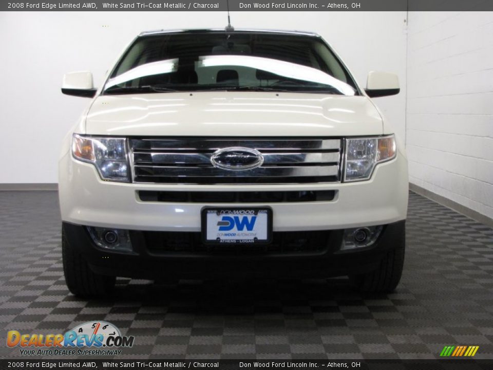 2008 Ford Edge Limited AWD White Sand Tri-Coat Metallic / Charcoal Photo #2
