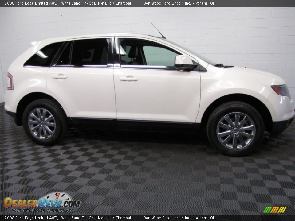 2008 Ford Edge Limited AWD White Sand Tri-Coat Metallic / Charcoal Photo #3