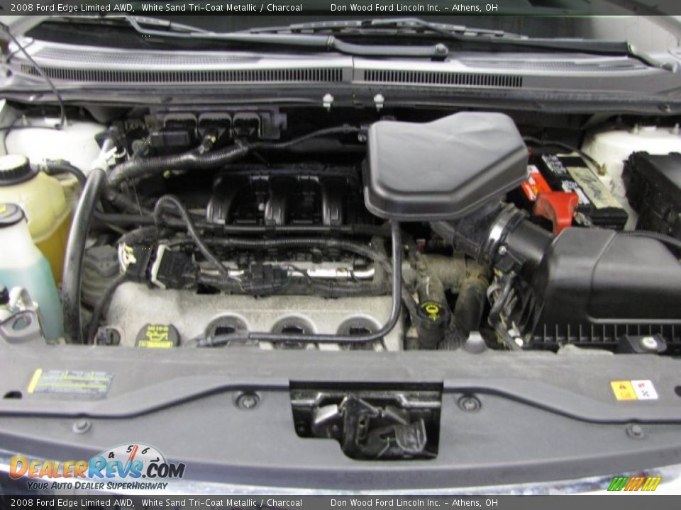 2008 Ford Edge Limited AWD White Sand Tri-Coat Metallic / Charcoal Photo #5