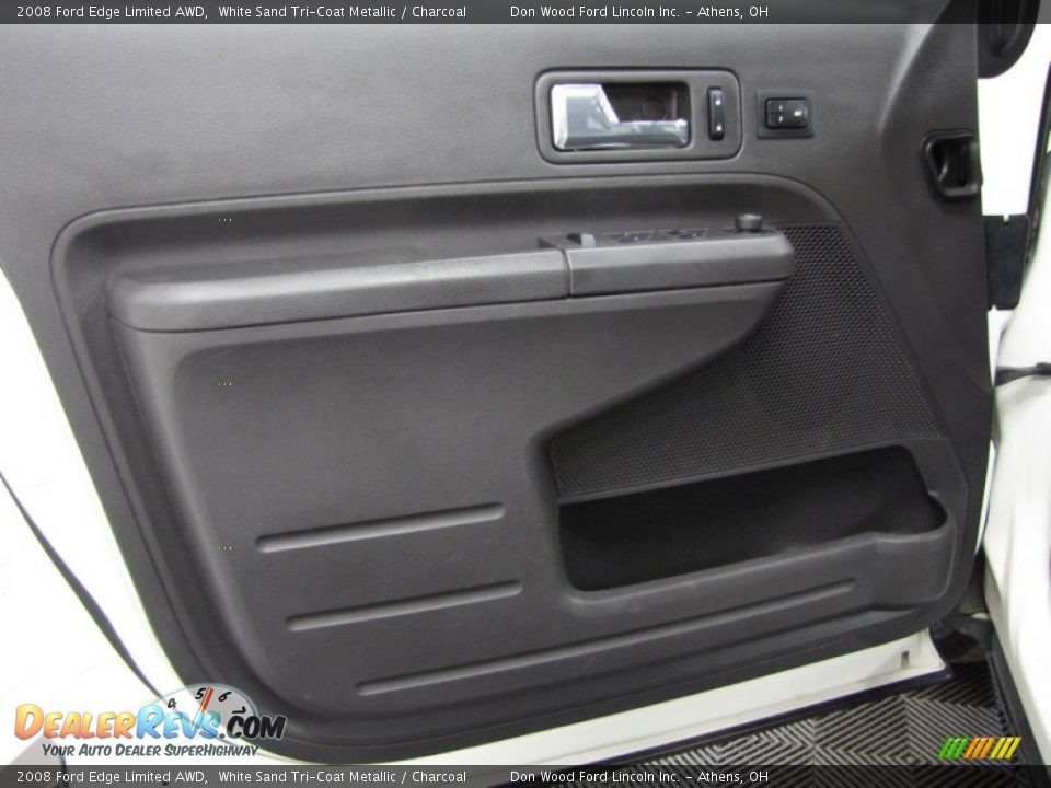 2008 Ford Edge Limited AWD White Sand Tri-Coat Metallic / Charcoal Photo #10