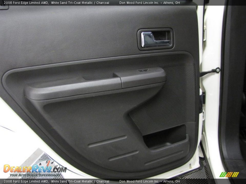 2008 Ford Edge Limited AWD White Sand Tri-Coat Metallic / Charcoal Photo #12
