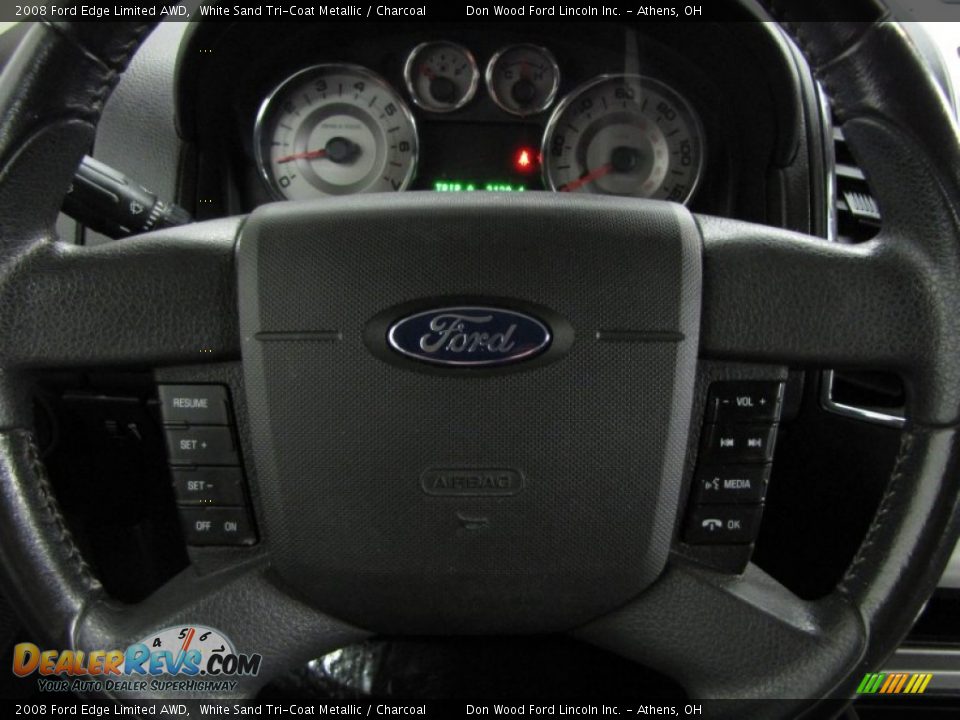 2008 Ford Edge Limited AWD White Sand Tri-Coat Metallic / Charcoal Photo #15