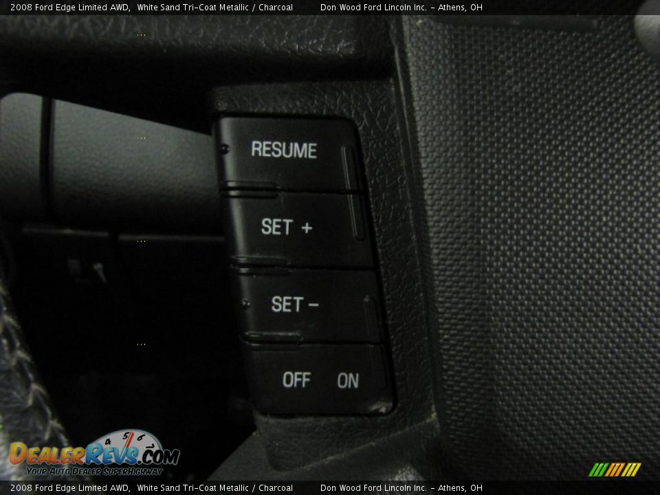 2008 Ford Edge Limited AWD White Sand Tri-Coat Metallic / Charcoal Photo #16