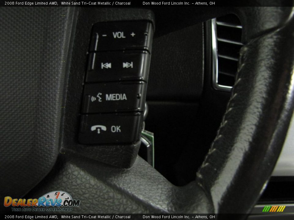 2008 Ford Edge Limited AWD White Sand Tri-Coat Metallic / Charcoal Photo #17
