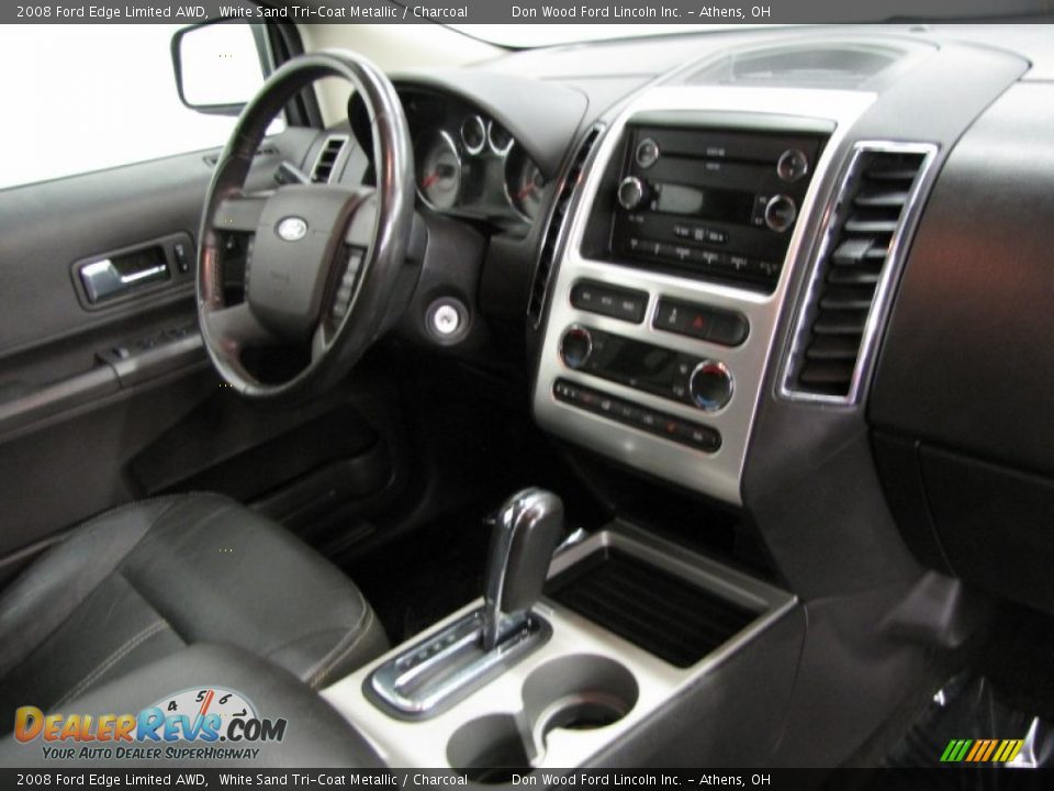 2008 Ford Edge Limited AWD White Sand Tri-Coat Metallic / Charcoal Photo #21