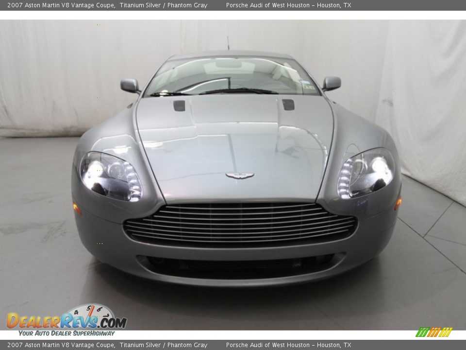 2007 Aston Martin V8 Vantage Coupe Titanium Silver / Phantom Gray Photo #4
