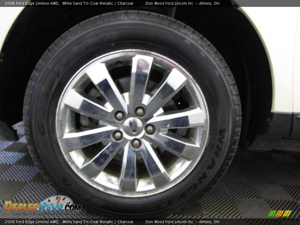 2008 Ford Edge Limited AWD White Sand Tri-Coat Metallic / Charcoal Photo #24