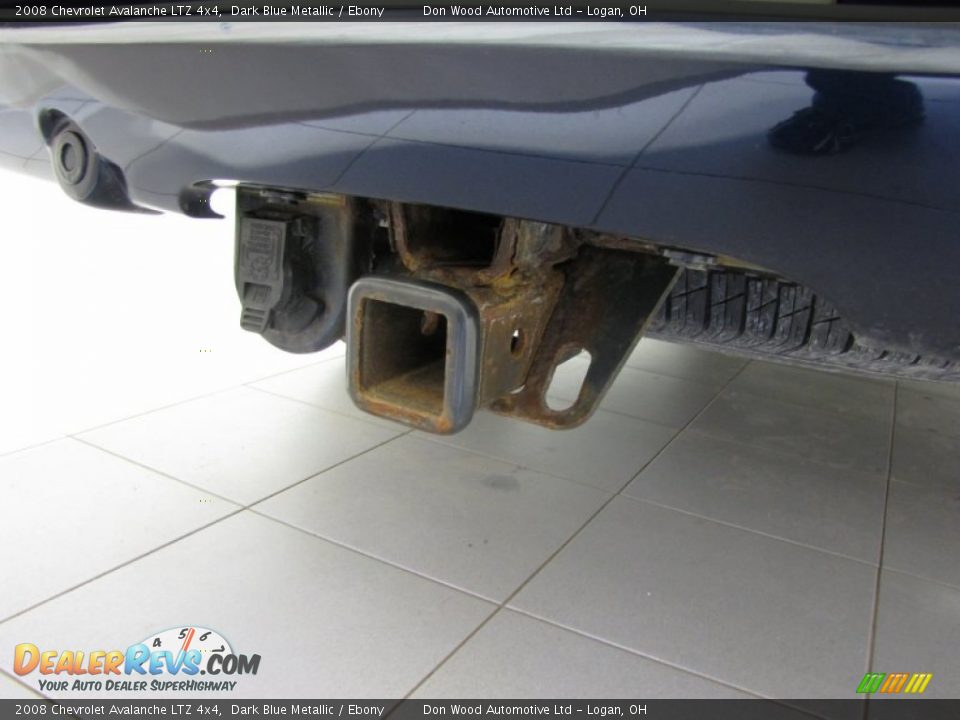 2008 Chevrolet Avalanche LTZ 4x4 Dark Blue Metallic / Ebony Photo #3