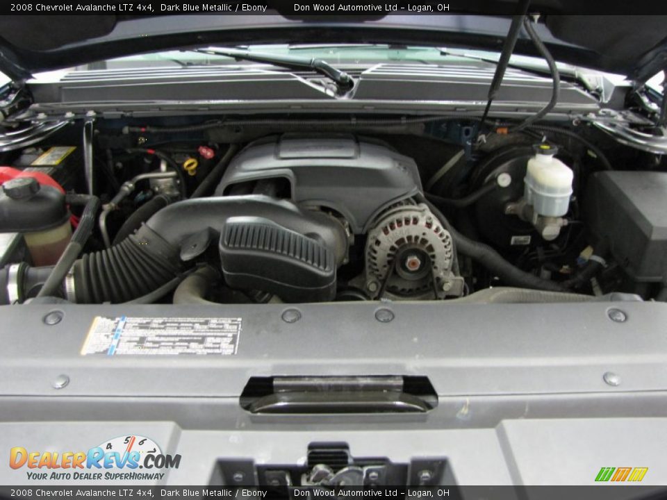 2008 Chevrolet Avalanche LTZ 4x4 Dark Blue Metallic / Ebony Photo #5