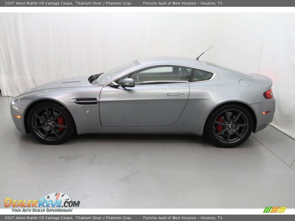 Titanium Silver 2007 Aston Martin V8 Vantage Coupe Photo #13