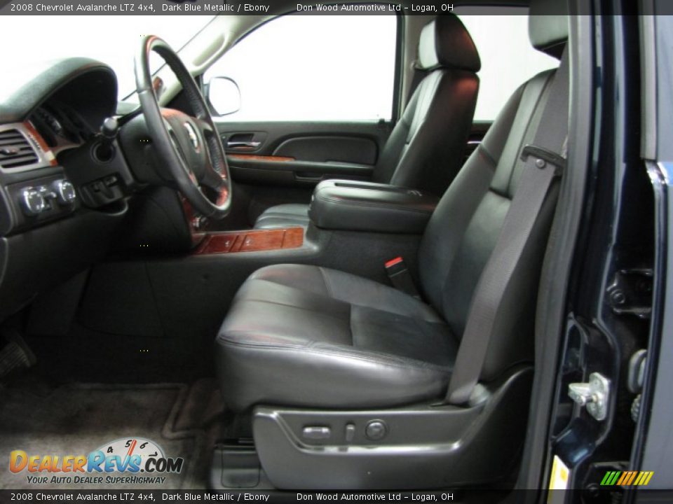 2008 Chevrolet Avalanche LTZ 4x4 Dark Blue Metallic / Ebony Photo #6