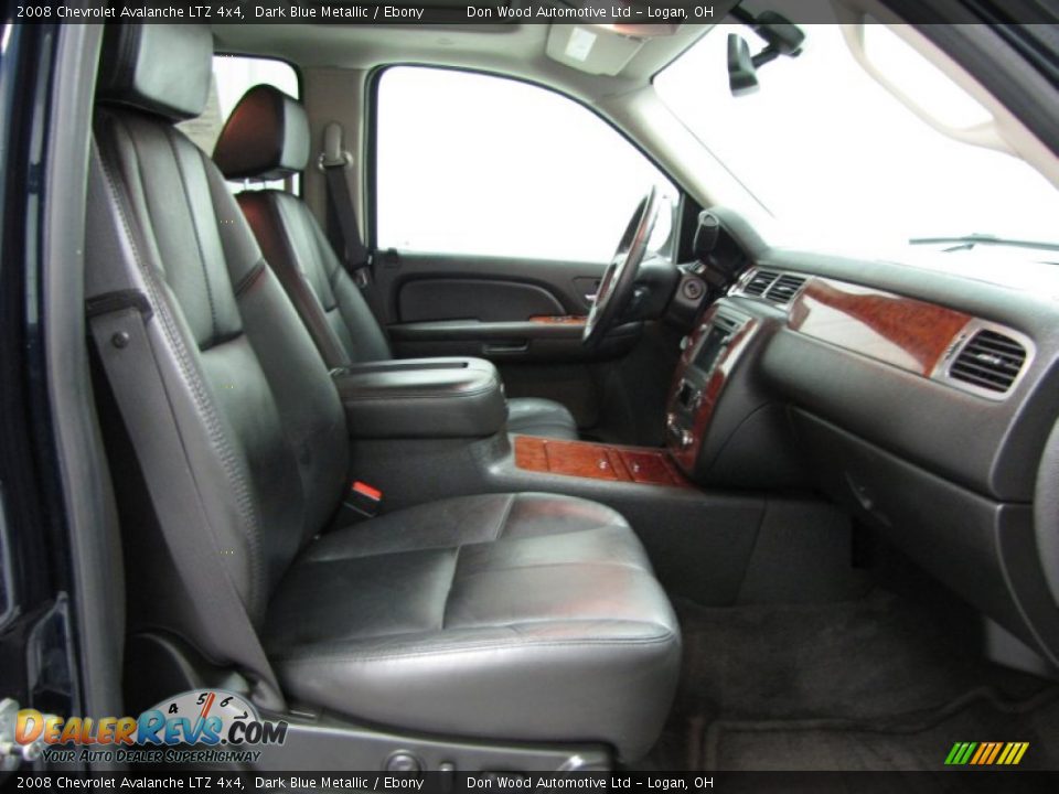 2008 Chevrolet Avalanche LTZ 4x4 Dark Blue Metallic / Ebony Photo #9