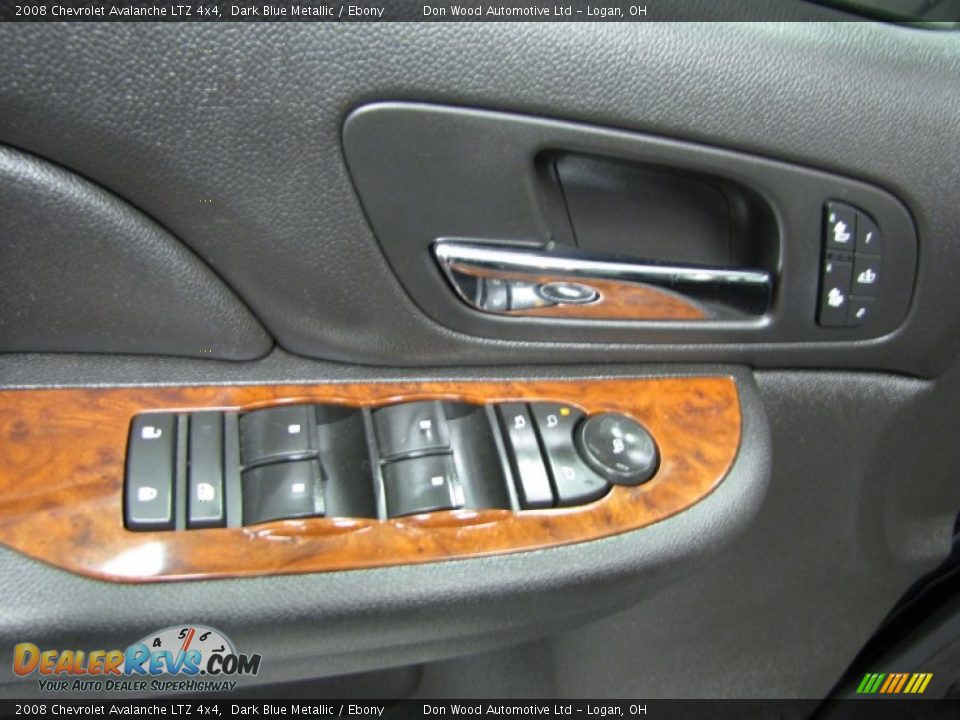 2008 Chevrolet Avalanche LTZ 4x4 Dark Blue Metallic / Ebony Photo #11