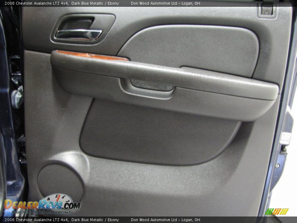 2008 Chevrolet Avalanche LTZ 4x4 Dark Blue Metallic / Ebony Photo #13