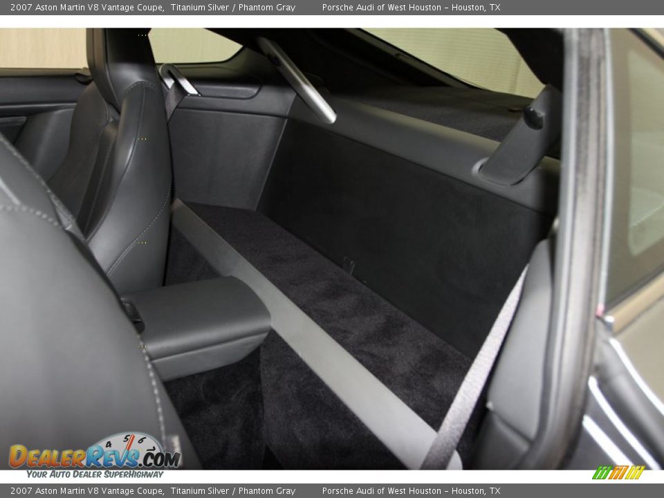 2007 Aston Martin V8 Vantage Coupe Titanium Silver / Phantom Gray Photo #22