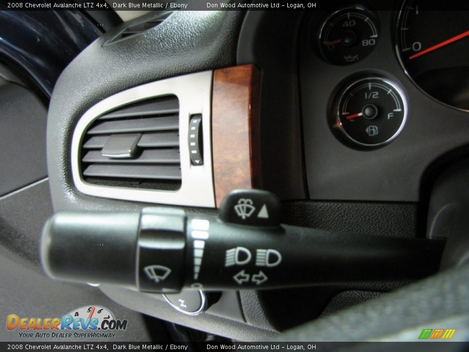 2008 Chevrolet Avalanche LTZ 4x4 Dark Blue Metallic / Ebony Photo #19