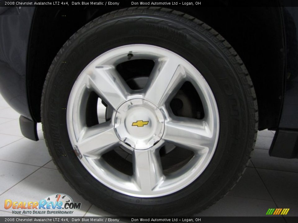 2008 Chevrolet Avalanche LTZ 4x4 Dark Blue Metallic / Ebony Photo #26