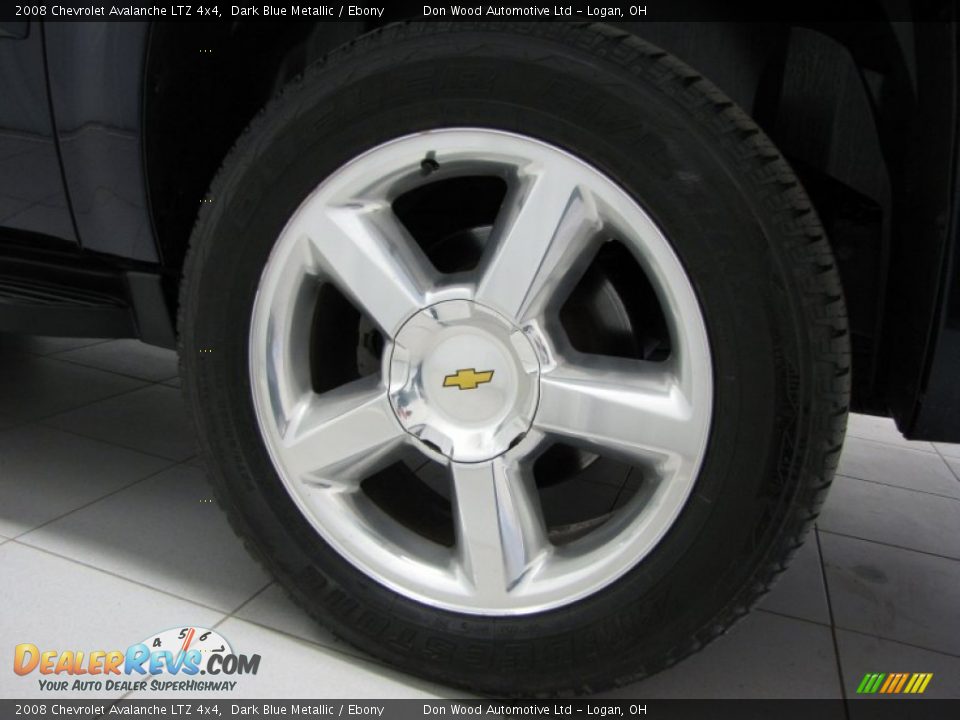 2008 Chevrolet Avalanche LTZ 4x4 Dark Blue Metallic / Ebony Photo #28