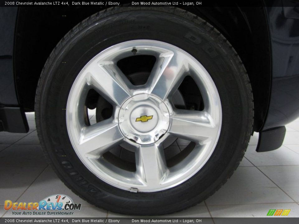 2008 Chevrolet Avalanche LTZ 4x4 Dark Blue Metallic / Ebony Photo #29