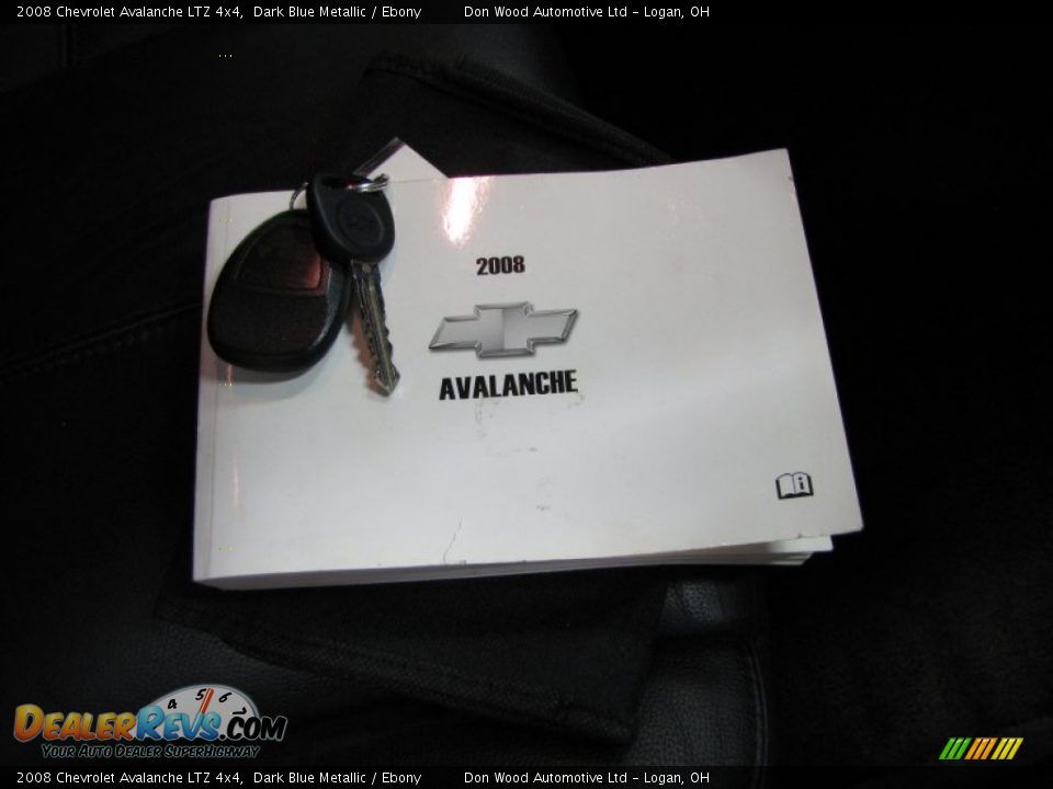 2008 Chevrolet Avalanche LTZ 4x4 Dark Blue Metallic / Ebony Photo #30