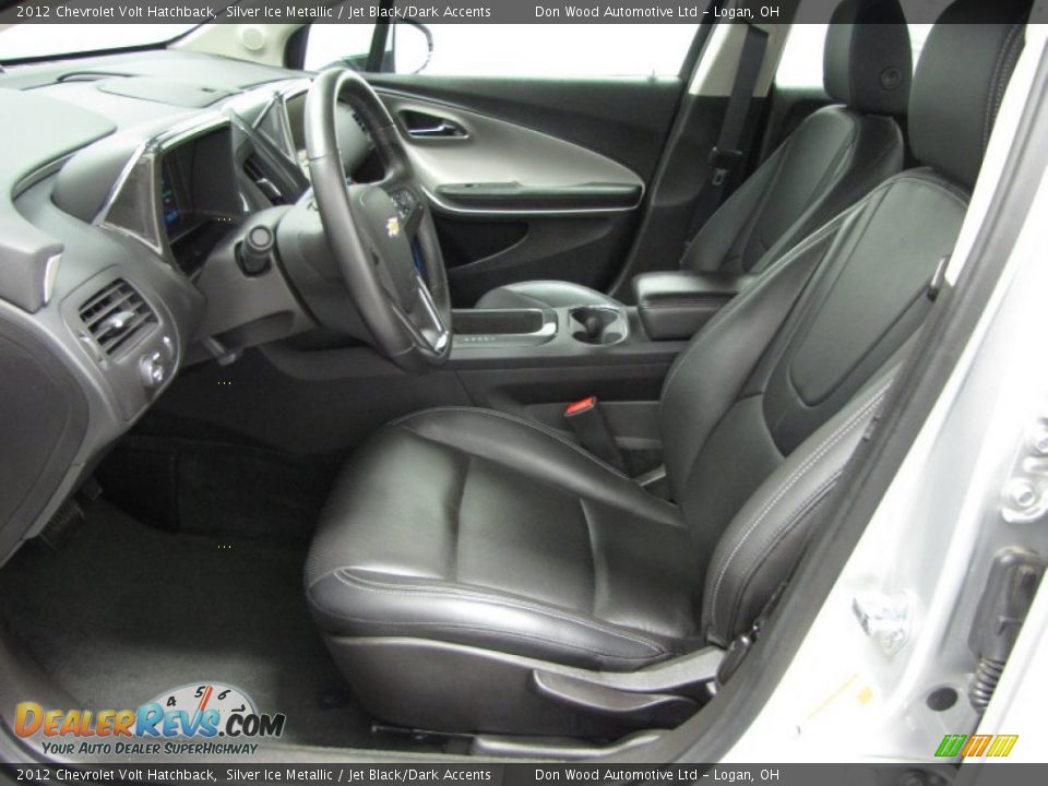 Jet Black/Dark Accents Interior - 2012 Chevrolet Volt Hatchback Photo #5