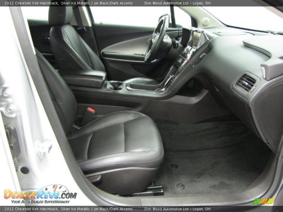 2012 Chevrolet Volt Hatchback Silver Ice Metallic / Jet Black/Dark Accents Photo #8