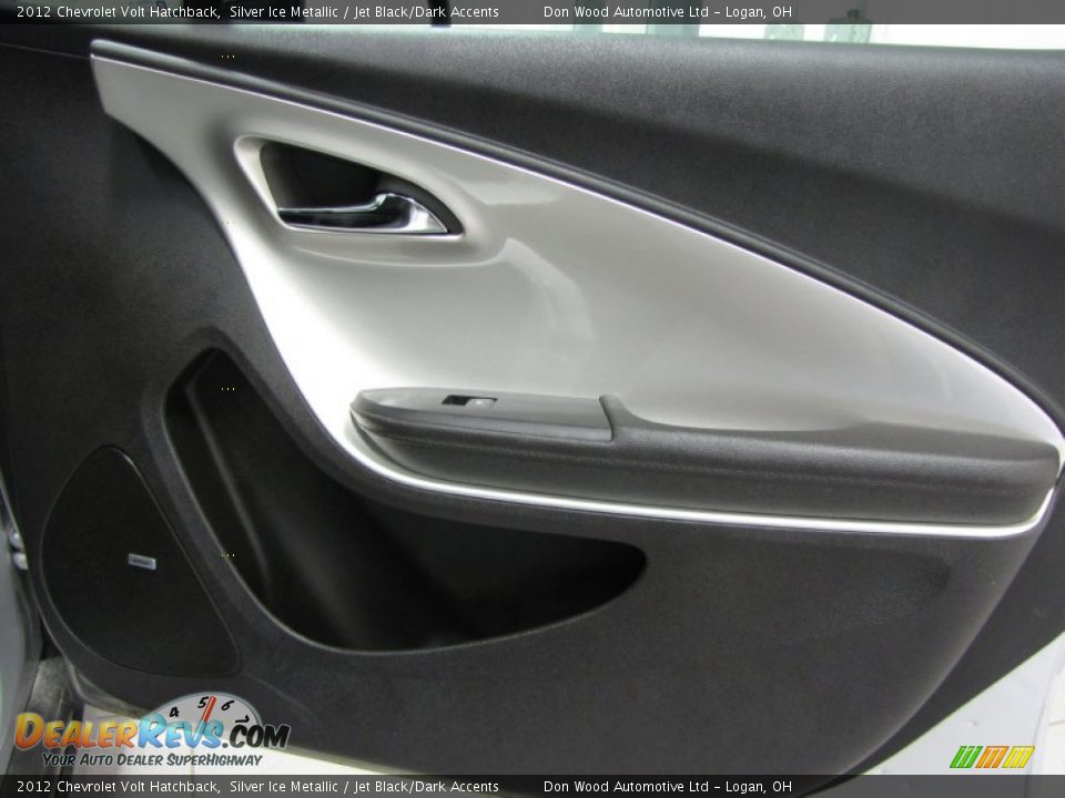 2012 Chevrolet Volt Hatchback Silver Ice Metallic / Jet Black/Dark Accents Photo #13