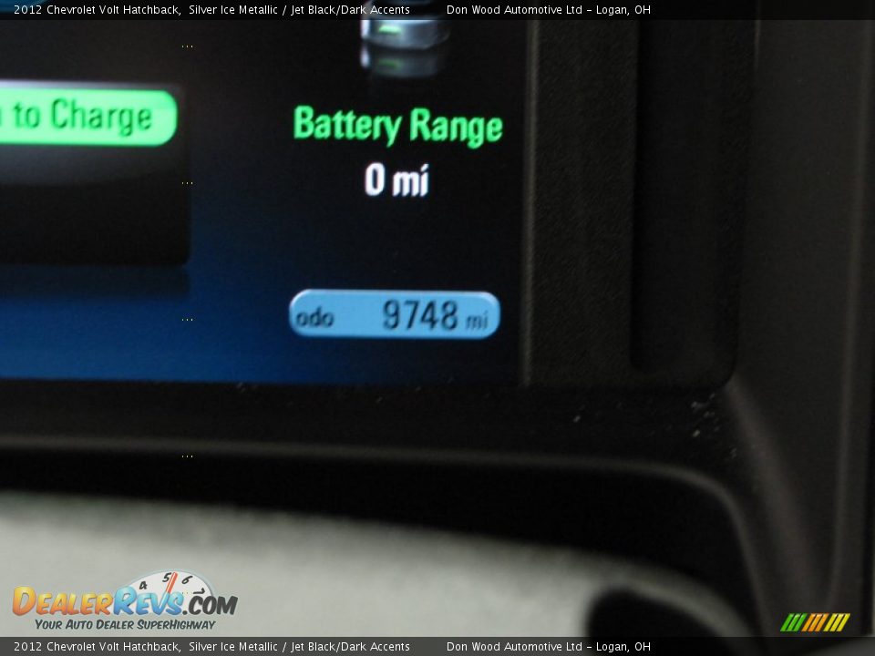 2012 Chevrolet Volt Hatchback Silver Ice Metallic / Jet Black/Dark Accents Photo #19