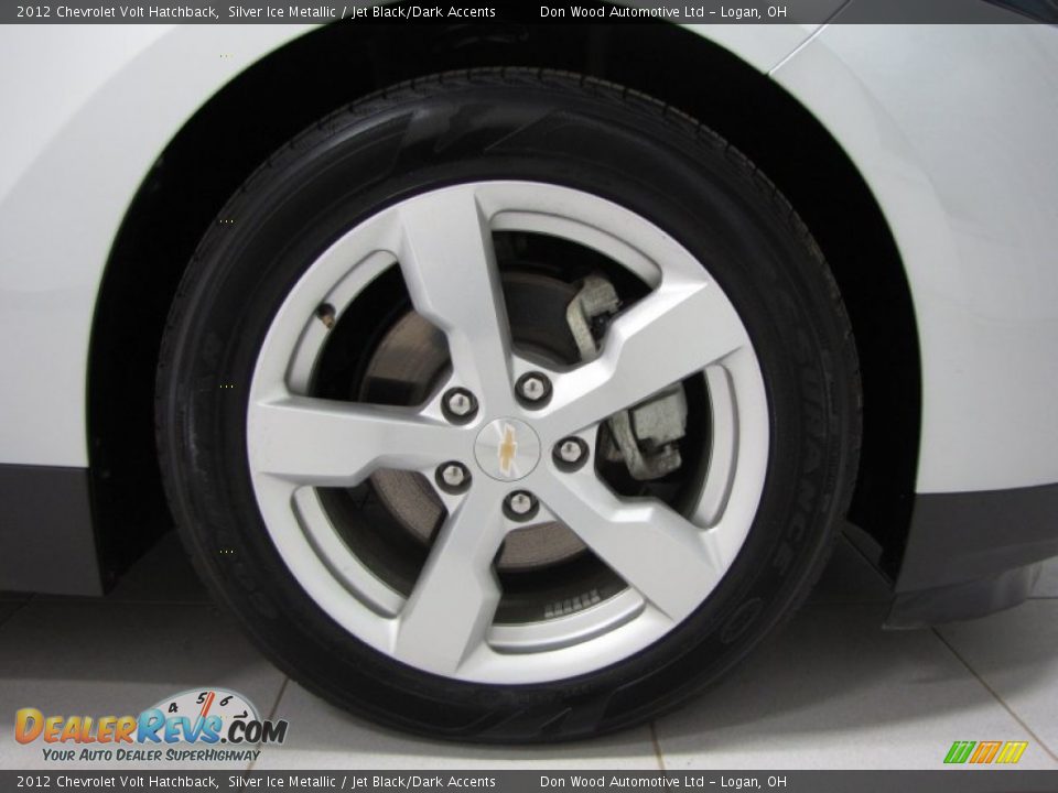 2012 Chevrolet Volt Hatchback Silver Ice Metallic / Jet Black/Dark Accents Photo #24