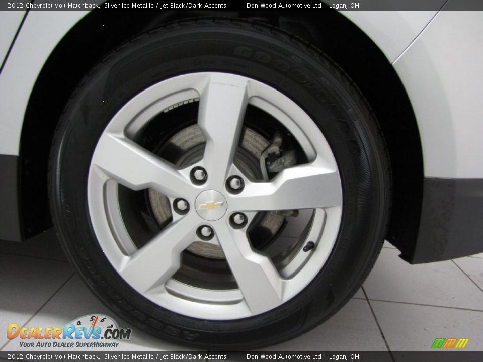 2012 Chevrolet Volt Hatchback Silver Ice Metallic / Jet Black/Dark Accents Photo #25